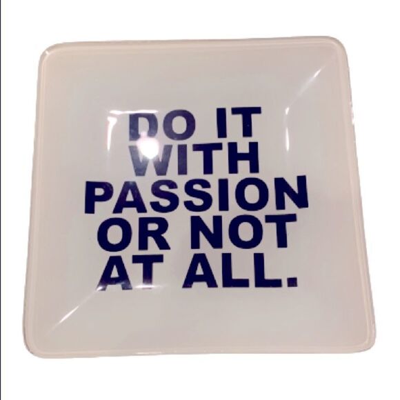 “Do It With Passion” Tray – Quote Decor Gift Catchall - Picture 1 of 4